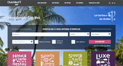 Desktop Screenshot of clubmedjobs.fr